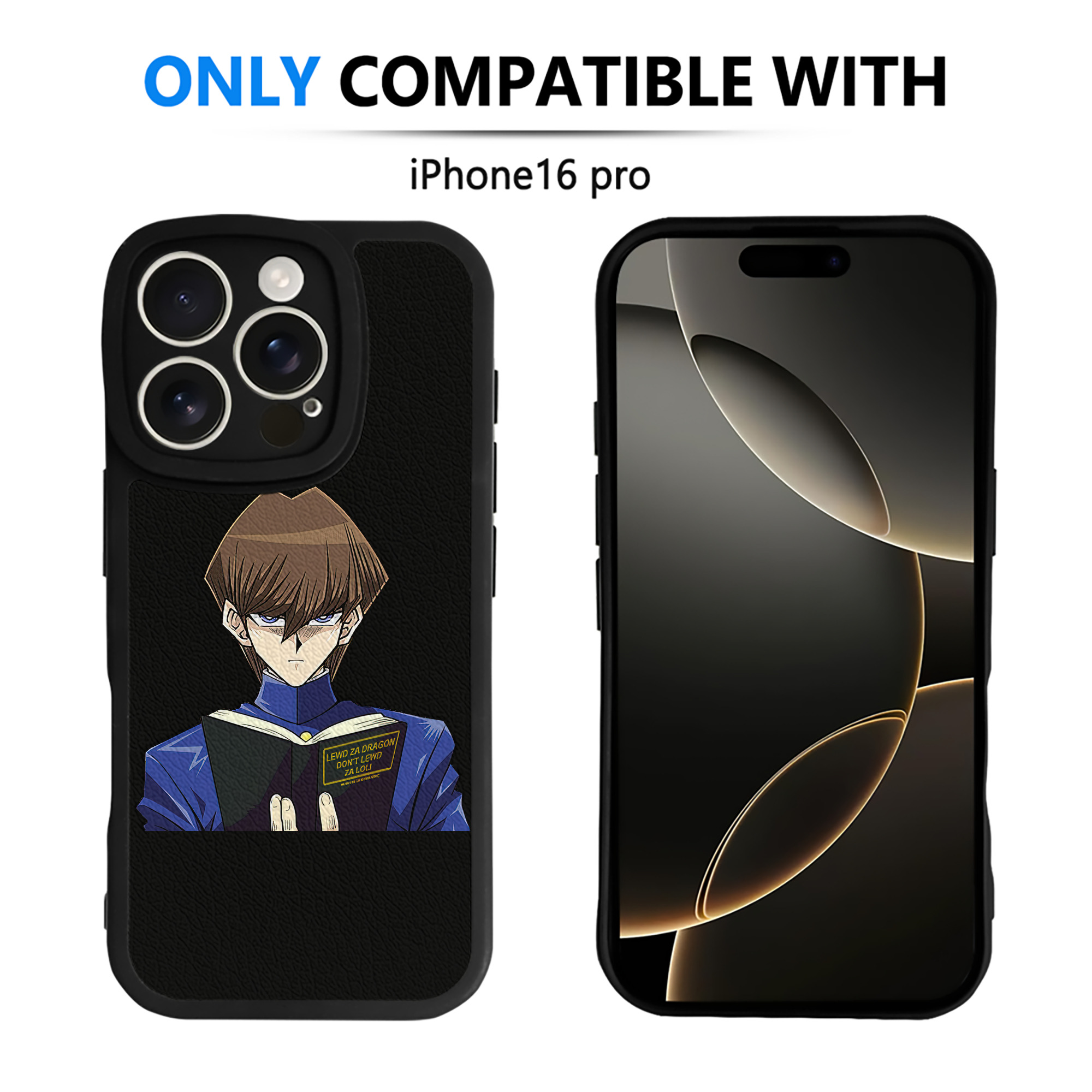 遊☆戯☆王 Yu-Gi-Oh! 【iPhone 16シリーズ対応】シリコンスマホケース（レザー調） 材質：シリコン